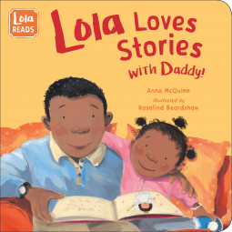 book cover for Lola Loves Stories with Daddy