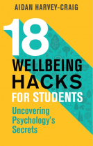 book cover for 18 Wellbeing Hacks for Students