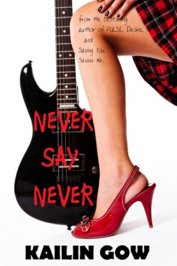 book cover for Never Say Never