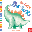 book cover for We Love Dinosaurs