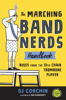 book cover for The Marching Band Nerds Handbook