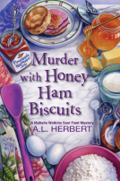 book cover for Murder with Honey Ham Biscuits