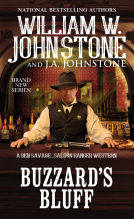 book cover for Buzzard's Bluff