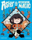 book cover for Aster and the Accidental Magic
