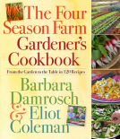 book cover for The Four Season Farm Gardener's Cookbook