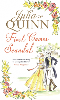 book cover for First Comes Scandal