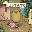 book cover for Pugtato Finds a Thing