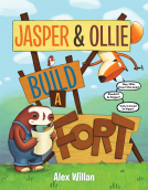 book cover for Jasper & Ollie Build a Fort
