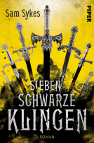 Buchcover für Sieben schwarze Klingen