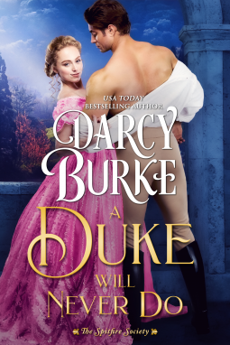 book cover for A Duke Will Never Do