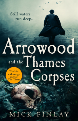 book cover for Arrowood and the Thames Corpses