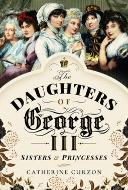 book cover for The Daughters of George III