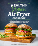 book cover for Healthy Vegan Air Fryer Cookbook