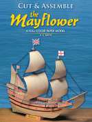 book cover for Cut and Assemble the Mayflower