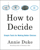 book cover for How to Decide