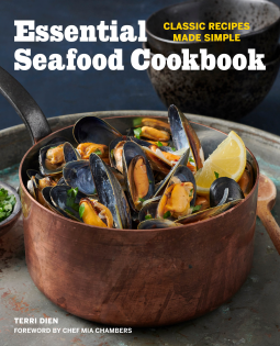 book cover for Essential Seafood Cookbook