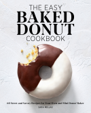 book cover for The Easy Baked Donut Cookbook