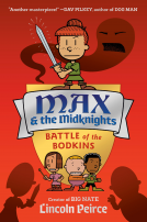 book cover for Max and the Midknights: Battle of the Bodkins