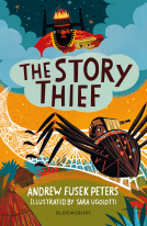 book cover for The Story Thief
