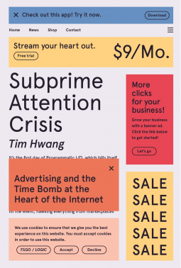 book cover for Subprime Attention Crisis