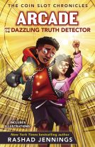 book cover for Arcade and the Dazzling Truth Detector
