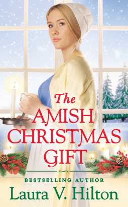 book cover for The Amish Christmas Gift