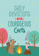 book cover for Daily Devotions for Courageous Girls