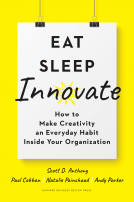 book cover for Eat, Sleep, Innovate