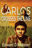 book cover for Carlos Crosses the Line