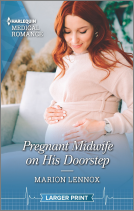 book cover for Pregnant Midwife on His Doorstep