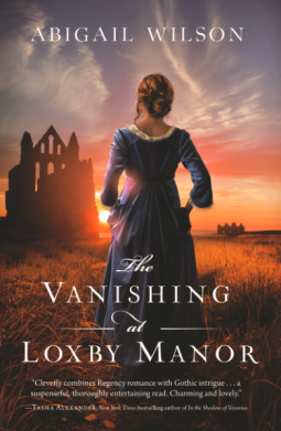 book cover for The Vanishing at Loxby Manor