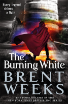 book cover for The Burning White