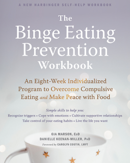book cover for The Binge Eating Prevention Workbook