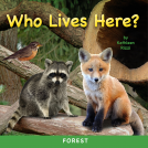 book cover for Who Lives Here? Forest