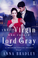 book cover for The Virgin Who Ruined Lord Gray