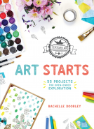 book cover for TinkerLab Art Starts