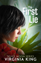 book cover for The First Lie