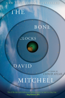 book cover for The Bone Clocks