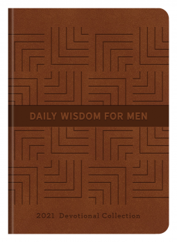 book cover for Daily Wisdom for Men 2021 Devotional Collection