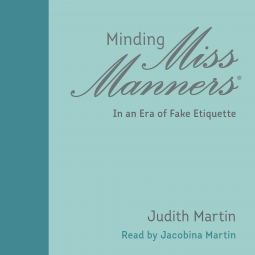 book cover for Minding Miss Manners