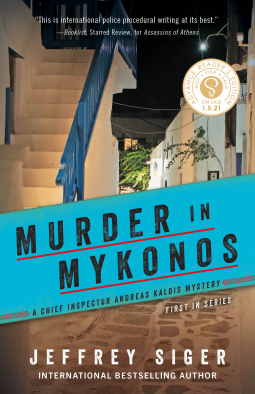 book cover for Murder in Mykonos