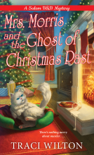 book cover for Mrs. Morris and the Ghost of Christmas Past