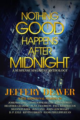 book cover for Nothing Good Happens After Midnight
