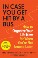 book cover for In Case You Get Hit by a Bus