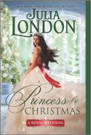 book cover for A Princess by Christmas
