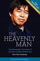 book cover for The Heavenly Man