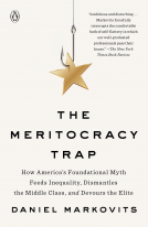 book cover for The Meritocracy Trap