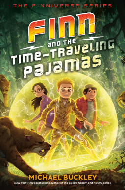 book cover for Finn and the Time-Traveling Pajamas