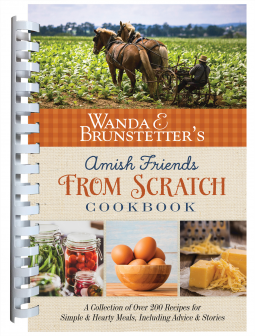 book cover for Wanda E. Brunstetter's Amish Friends From Scratch Cookbook