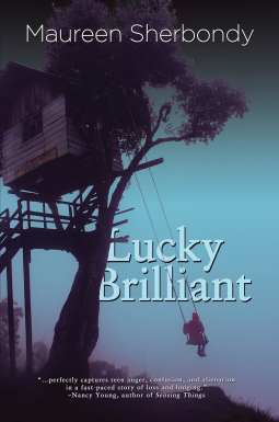 book cover for Lucky Brilliant